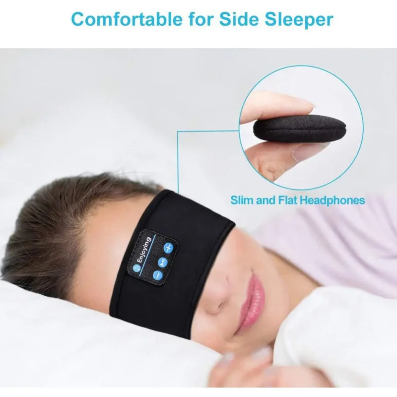 Bluetooth Sleep Headband – Wireless Sleep Headphones for Side Sleepers