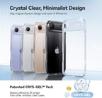 Anti-Yellow Crystal Clear iPhone Case – Shockproof Transparent Cover