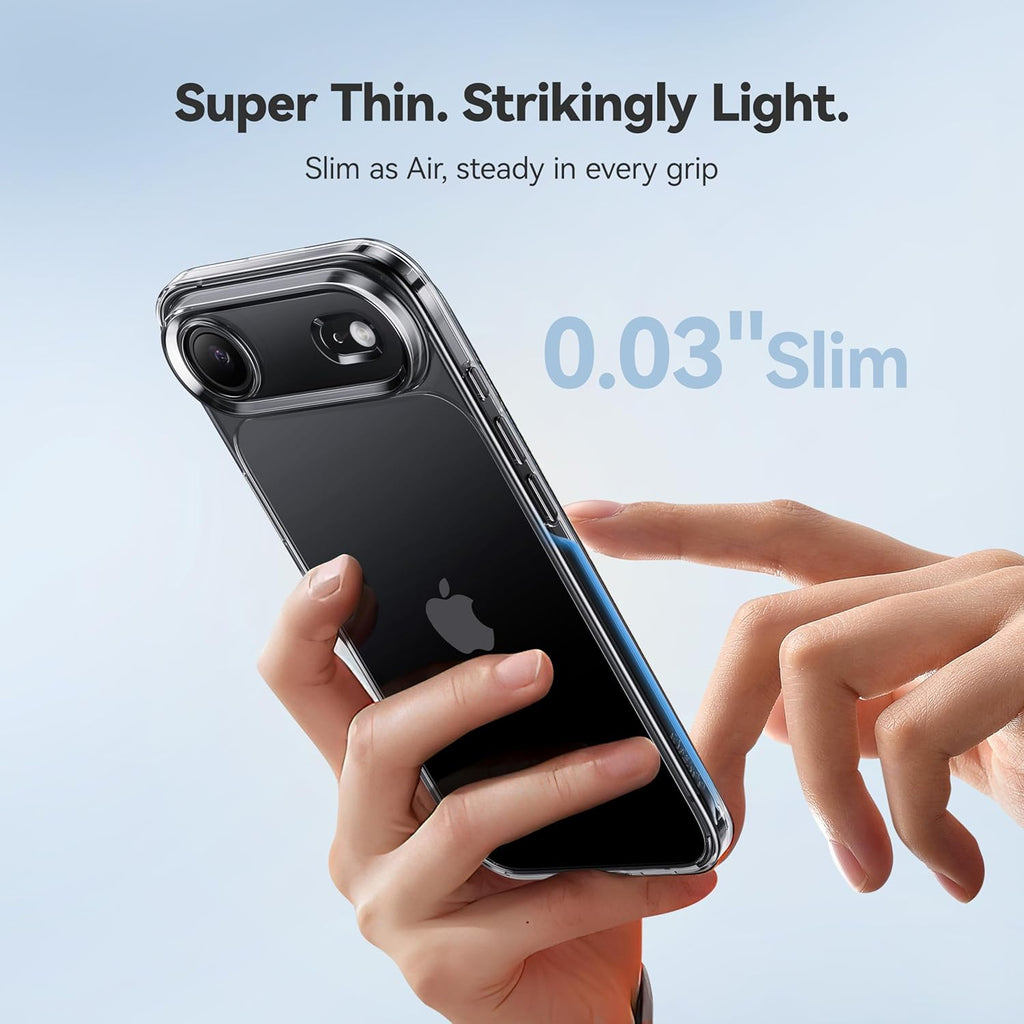 Anti-Yellow Crystal Clear iPhone Case – Shockproof Transparent Cover